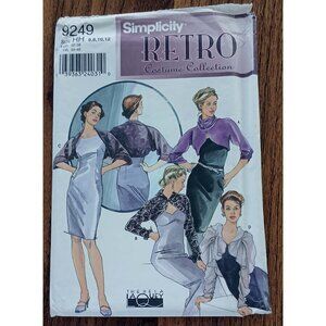 Simplicity 9249 misses' Retro evening shrugs pattern Sizes 6,8,10,12 - Uncut